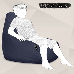 Casacomfy Zitzak Kind - Premium Junior - Donker Blauw