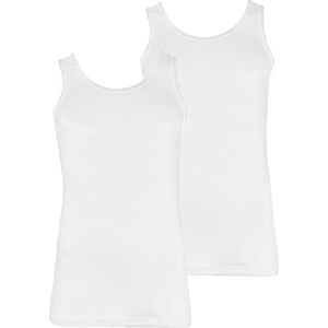 Bamboo - Hemden Heren - Onderhemd Heren - 2-pack - Wit - XL - Tanktop Heren - Singlet Heren - Bamboe - Apollo