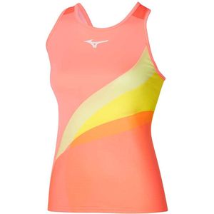 Mizuno Release Printed Mouwloos T-shirt Oranje S Vrouw