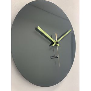 Wandklok CHANTALBRANDO -- MOONTAN GREY NARDO -- MODERN DESIGN -- MADE IN HOLLAND