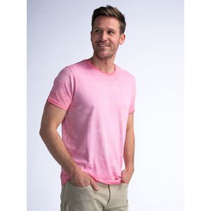 Petrol Industries - Heren All-over Print T-shirt Rally - Roze - Maat XXL