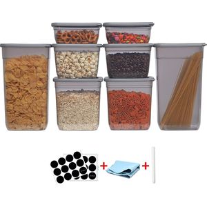 Voorraaddozen Set -Voorraadpotten -Vershouddoos set, Koelkast Organizer-Koelkast,  Keuken, Kasten