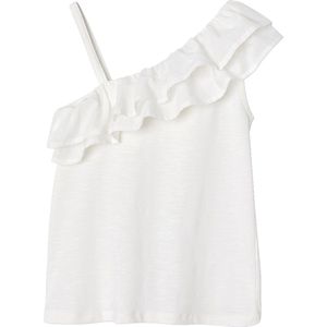 Vertbaudet Asymmetrisch geruit T-shirt voor meisjes