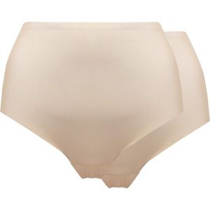 MAGIC Bodyfashion Dream Organics Panty (2-Pack) Latte Vrouwen - Maat XL