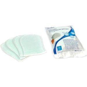 Romed washandjes droog, met zeep