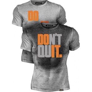 Motiverend Training Workout T-Shirt | Zweet geactiveerd | Do It - Dont Quit | XXL
