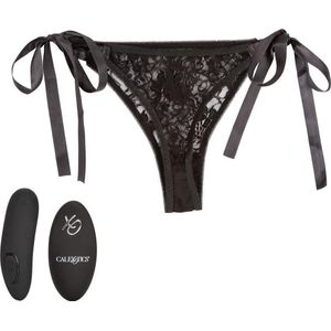 CalExotics - Remote Control Lace Thong Set - Stimulator Zwart