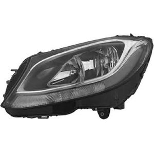 Mercedes C klasse, W205, 2014 - 2018 - koplamp, H7+H7, elektr verstelb, incl stelmotortje, links