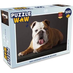 Puzzel Bulldog - Engels - Tong - Legpuzzel - Puzzel 500 stukjes