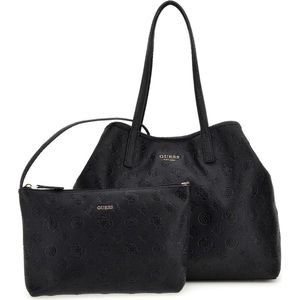 Guess Vikky II Large 2 in 1 Tote Dames Shopper - Zwart - One Size