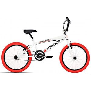 Freestyle BMX 20"" Royal-Bugatti  - wit met rode banden