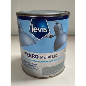 Levis Ferro Metallic Antiroestverf - duurzame bescherming | Staalblauw 250 ml