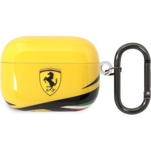 Ferrari, Antischok Silicone Hoesje voor Airpods Pro, Geel