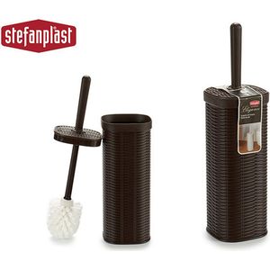 Stefanplast Elegance Toiletborstel & Houder - Bruin