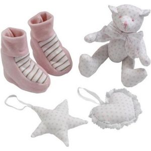 4-delig roze Cadeau set Les Bebes d'Elysea