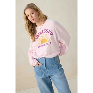 Sissy-Boy - Lichtroze sweater met artwork