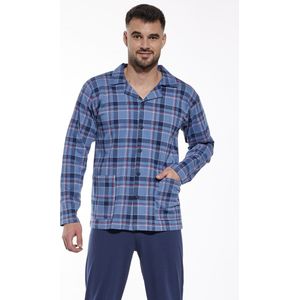 Cornette Katoenen Pyjama Heren Volwassenen Pyama Lange Mouw Lange Broek Classic 114/68 5XL