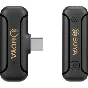 Boya 2.4 GHz Dasspeld Microfoon Draadloos BY-WM3T2-U2 voor USB-C | inclusief 1 transmitter