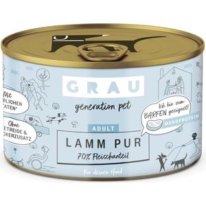 Grau -honden natvoer- lamm -6x 200 gr.