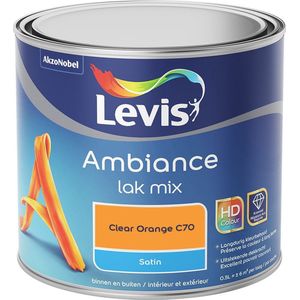 Levis Ambiance Lak Satin Mix - Clear Orange C70 - 0,5 L
