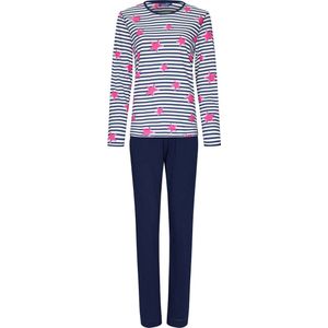 Pyjama strepen en sterren Kyra - Blauw - Maat - 48