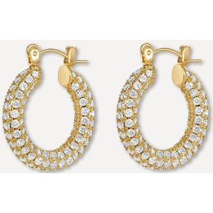 Margot Bardot Abby Gold. - Oorbellen dames goudkleurig - Roestvrij staal - Statement oorbellen