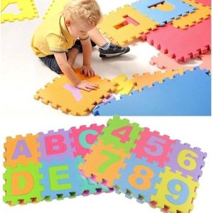 Puzzelmat - Letters en Cijfers - Speelmat 86 delig -EVA Foam