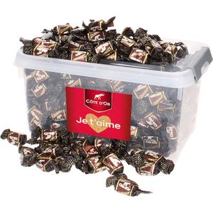 Côte d'Or Chokotoff ""je t'aime"" - pure chocolade met toffee - 3000g