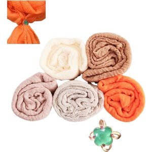 Mooie dunne dames sjaal Oranje