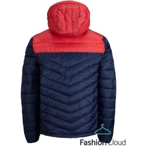 Jack & Jones - Heren Jas zomer Jje Hero Puffer Hood - Multi - Maat L