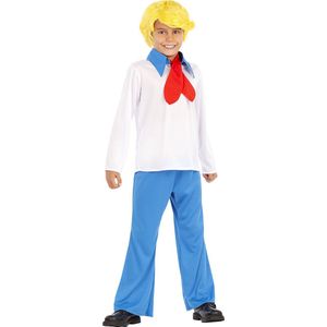 FUNIDELIA Fred kostuum - Scooby Doo - 3-4 jaar (98-110 cm)