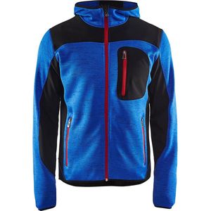 Blaklader Gebreid vest met softshell 4930-2117 - Mannen - Kobaltblauw/Zwart - 3XL