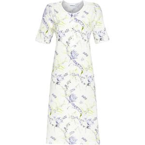 Klassiek bloemen nachthemd Ringella - Blauw - Maat - 42
