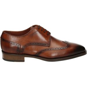 Greve 4970.88-001 - Heren veterschoenNette herenschoenen - Kleur: Cognac - Maat: 43.5