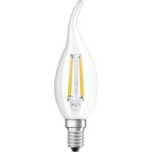 Ledvance Classic LED E14 Kaars Filament Helder 3.4W 470lm - 927 Zeer Warm Wit | Beste Kleurweergave - Dimbaar - Vervangt 40W