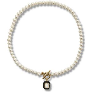 Zatthu Jewelry - N22RSVJ418 - Imee parelketting met hanger