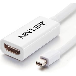 Ninzer Mini Displayport naar HDMI adapter - voor Macbook, Windows, Linux - Thunderbolt