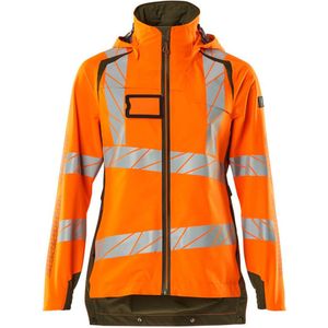 Mascot Accelerate Safe Shell jas 19011-449 - hi-vis oranje/mosgroen - 3XL