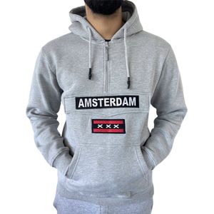 AMSTERDAM CITY ESSENTIALS HOODIE - Grijs - M