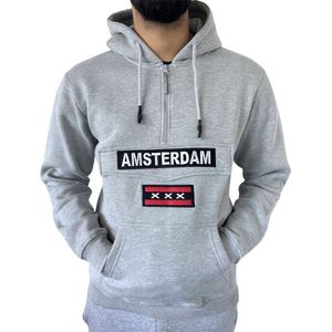 Amsterdam hoodie - Grijs - XL