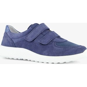 Natuform leren dames sneakers blauw - Maat 37 - Uitneembare zool