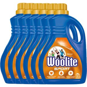Woolite Sport Vloeibaar Wasmiddel ( Voordeelverpakking) - 6 x 1.9 l