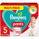 Pampers Baby-Dry Pants Luierbroekjes - Maat 5 (12-17 kg) - 132 stuks - Multi-Pack