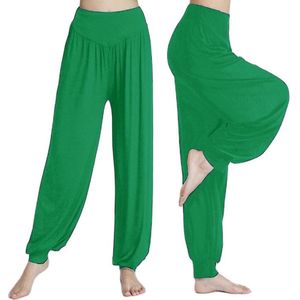 Harembroek - Yogabroek - Chillbroek - Groen - XXL - Harempants - Luchtige broek - Loose pants