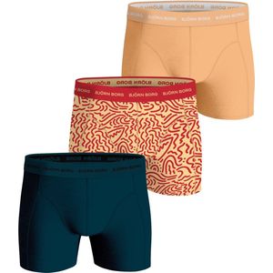 Björn Borg Cotton Stretch boxers - heren boxers normale lengte (3-pack) - multicolor - Maat: L