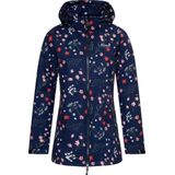 Nordberg Flower - Softshell Outdoor Zomerjas Dames - Navy - Maat L
