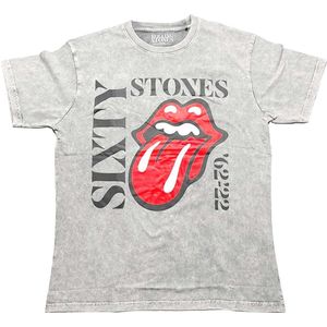 The Rolling Stones - Sixty Vertical Heren T-shirt - 2XL - Grijs