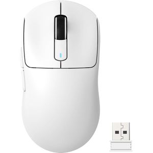 ATTACK SHARK X3 Draadloze Gaming Muis - Wired/2.4G/BT5.4 - Lichtgewicht 49G - PAW3395 - 26000DPI - Wit