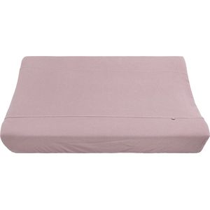 Baby's Only Gebreide baby aankleedkussenhoes - Waskussenhoes - Overtrek verzorgingskussen Pure - Oud Roze - 45x70 cm - 100% ecologisch katoen