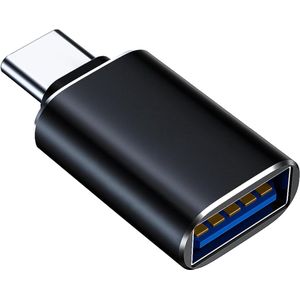 USB-C naar USB-adapter OTG-adapter voor MacBook Pro - Zwart
